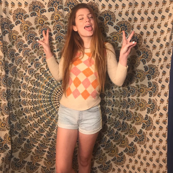 Argyle J. Crew Cashmere Sweater - Picture 2 of 4